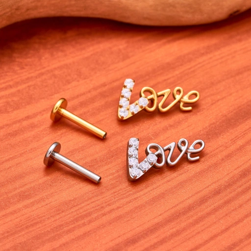 Image of Love Script - Titanium