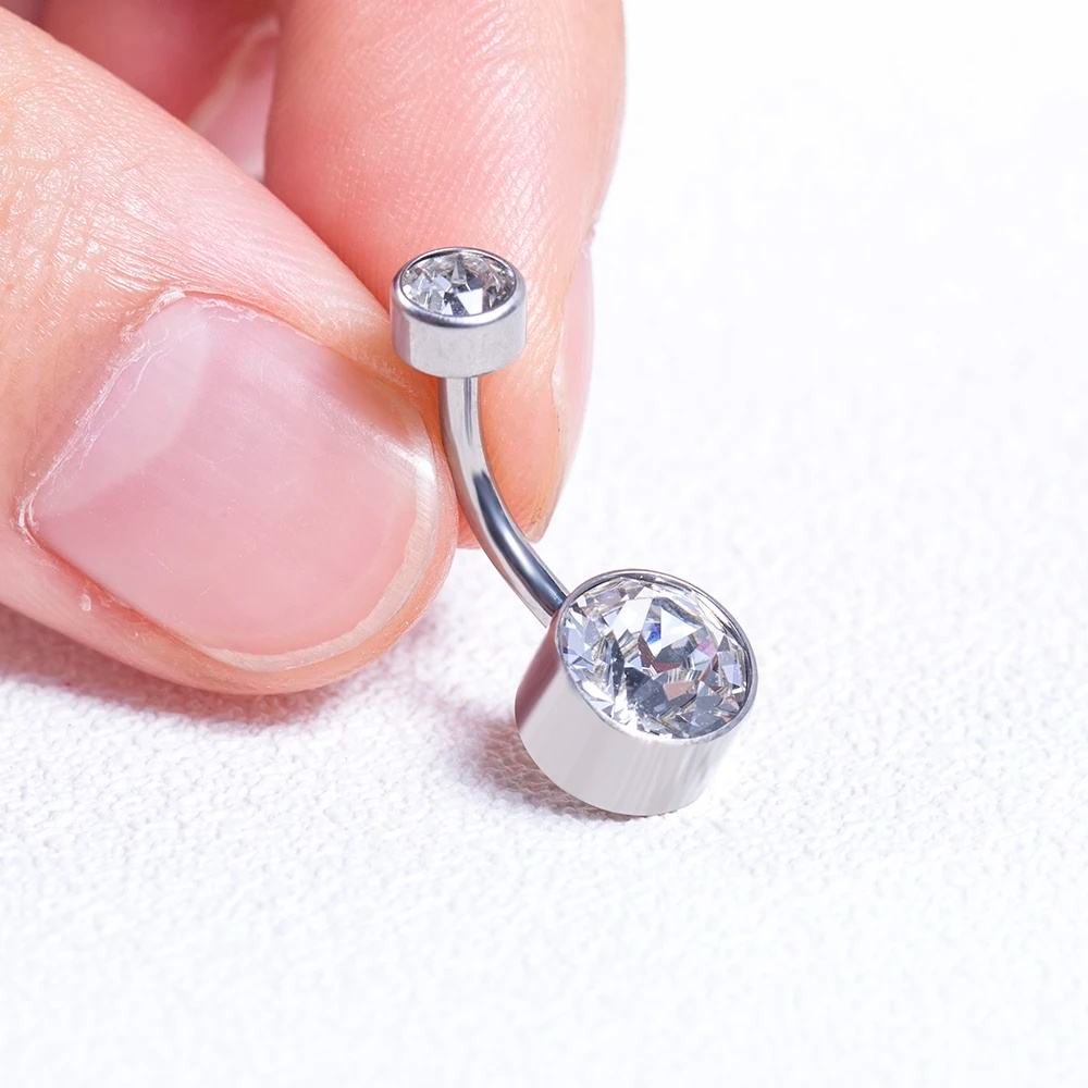 Sparkling Gems Belly - Titanium