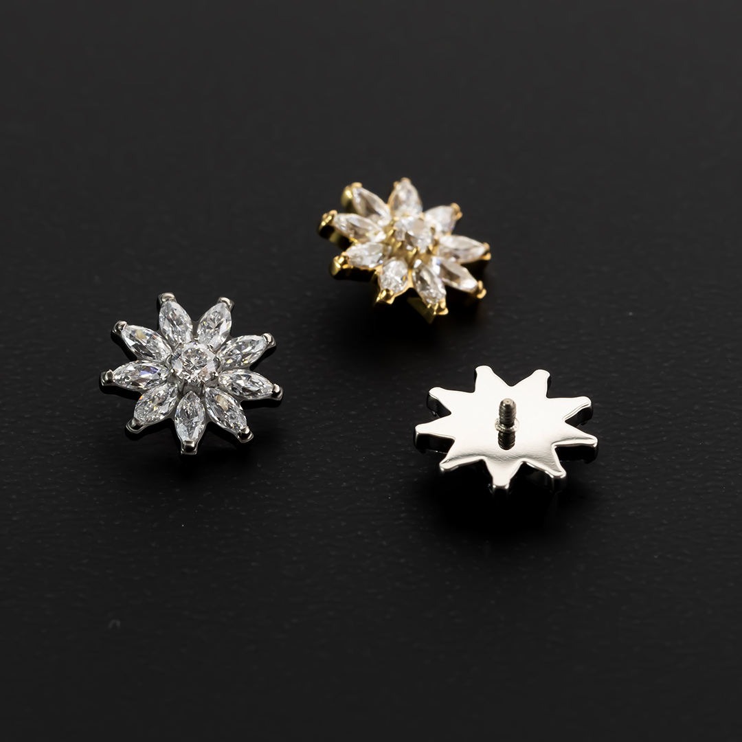 Marquise Daisy  Replacement (just Top) - Titanium