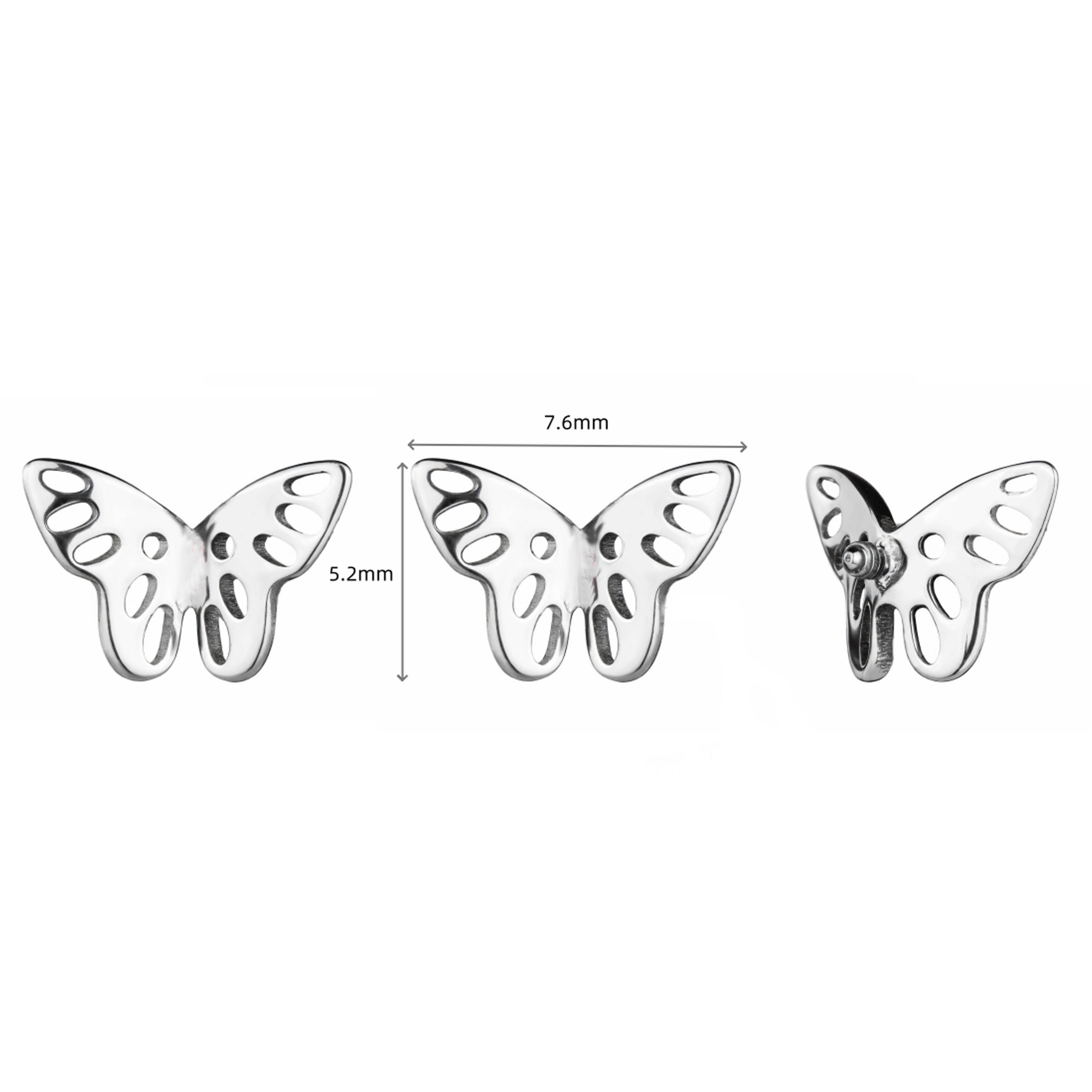 Butterfly Piercing Replacement (just Top) - Titanium