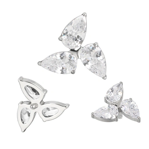 Image of Trinity Bloom (just Top) - Titanium