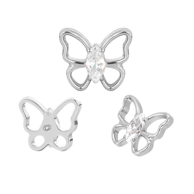 Marquise Butterfly Replacement (just Top) - Titanium 