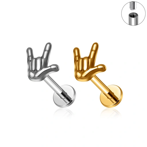 Image of Victory Sign - Titanium