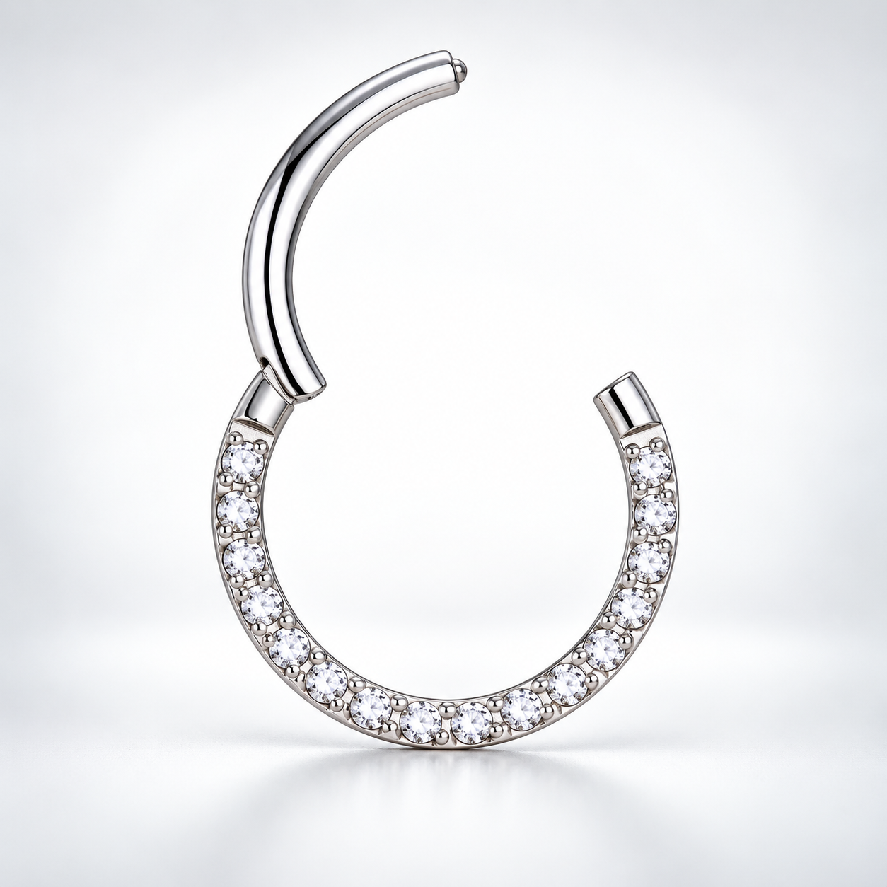 Diamond Pave Clicker - Titanium