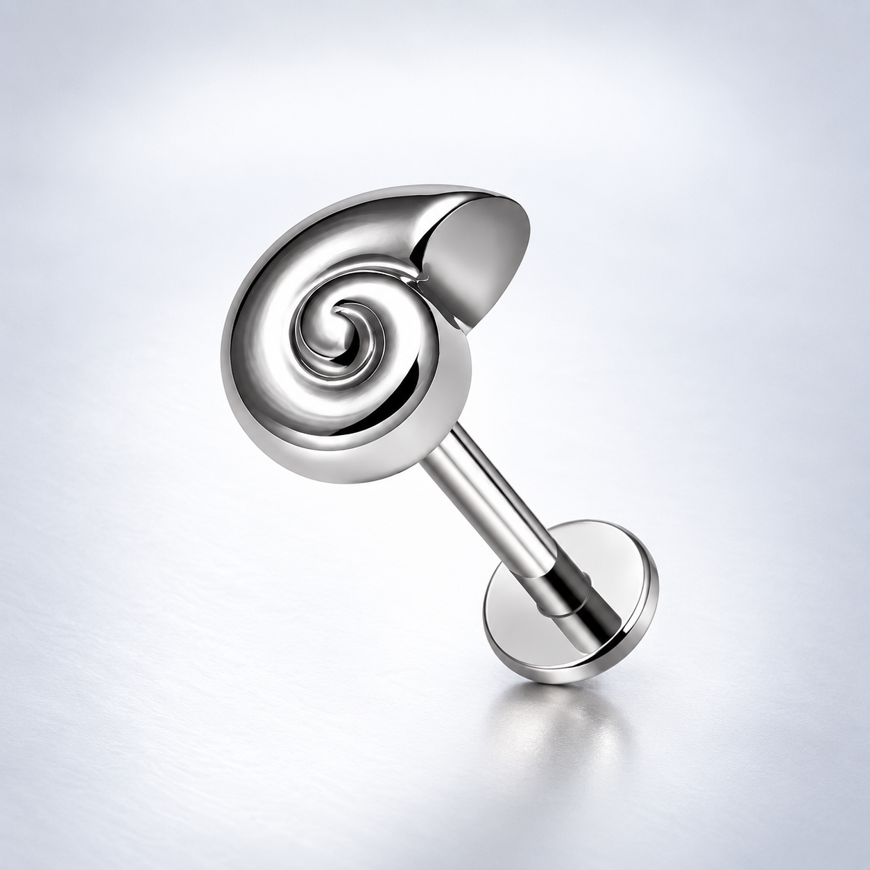Spiral Shell - Titanium