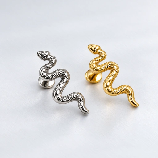 Snake Flatback - Titanium