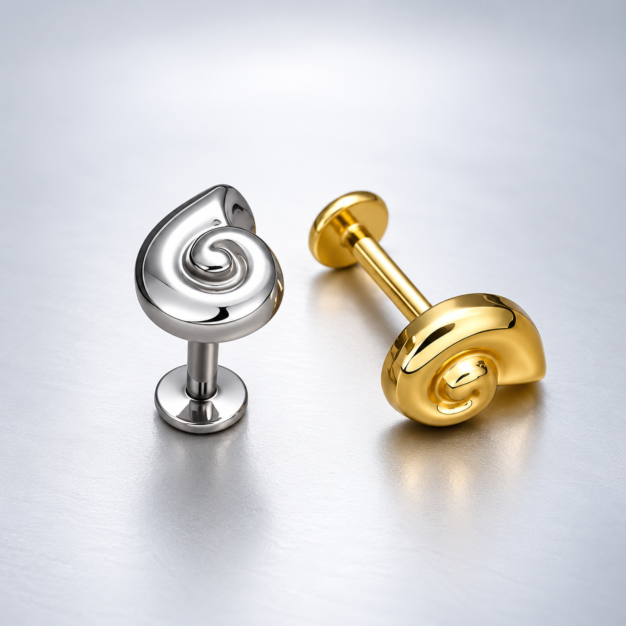 Spiral Shell - Titanium