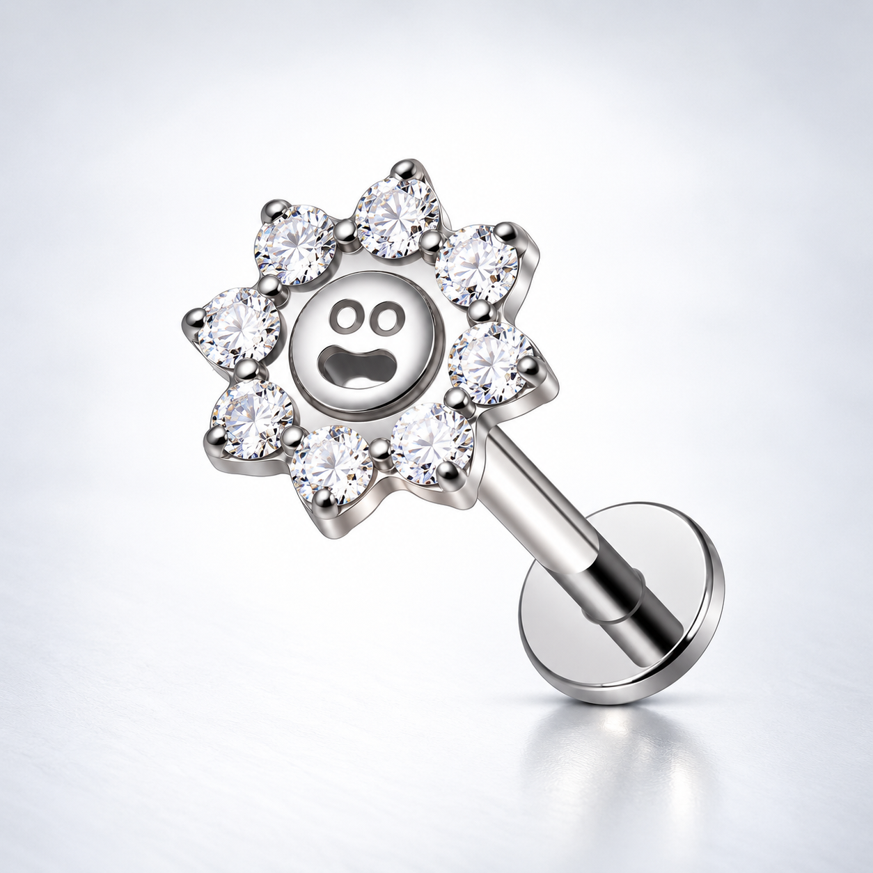 Smiley Bloom - Titanium