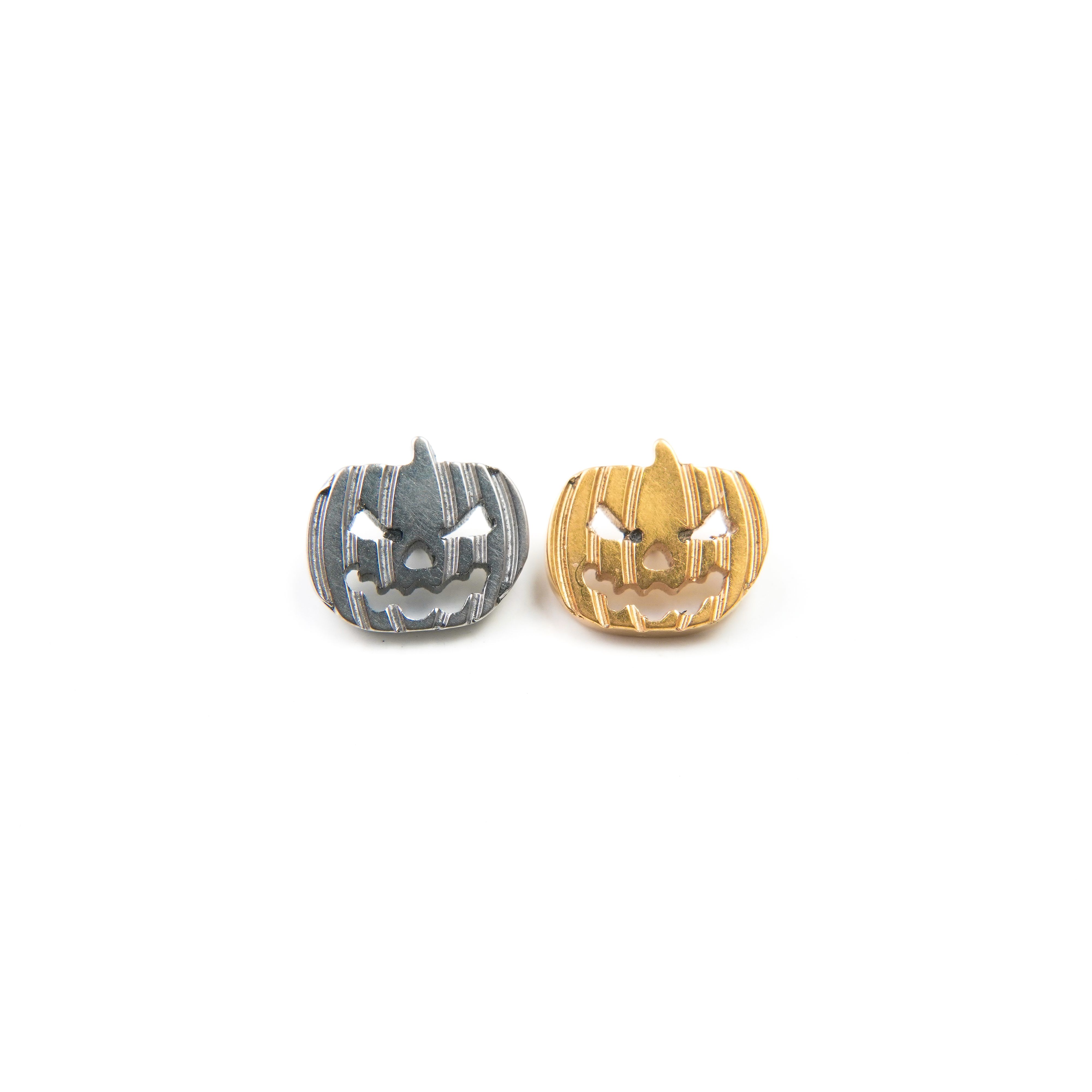 Jack-o'-lantern Piercing Replacement (just Top) - Titanium