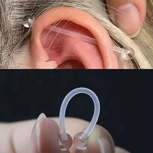 Image of Clear Piercing Retainers - Industrial