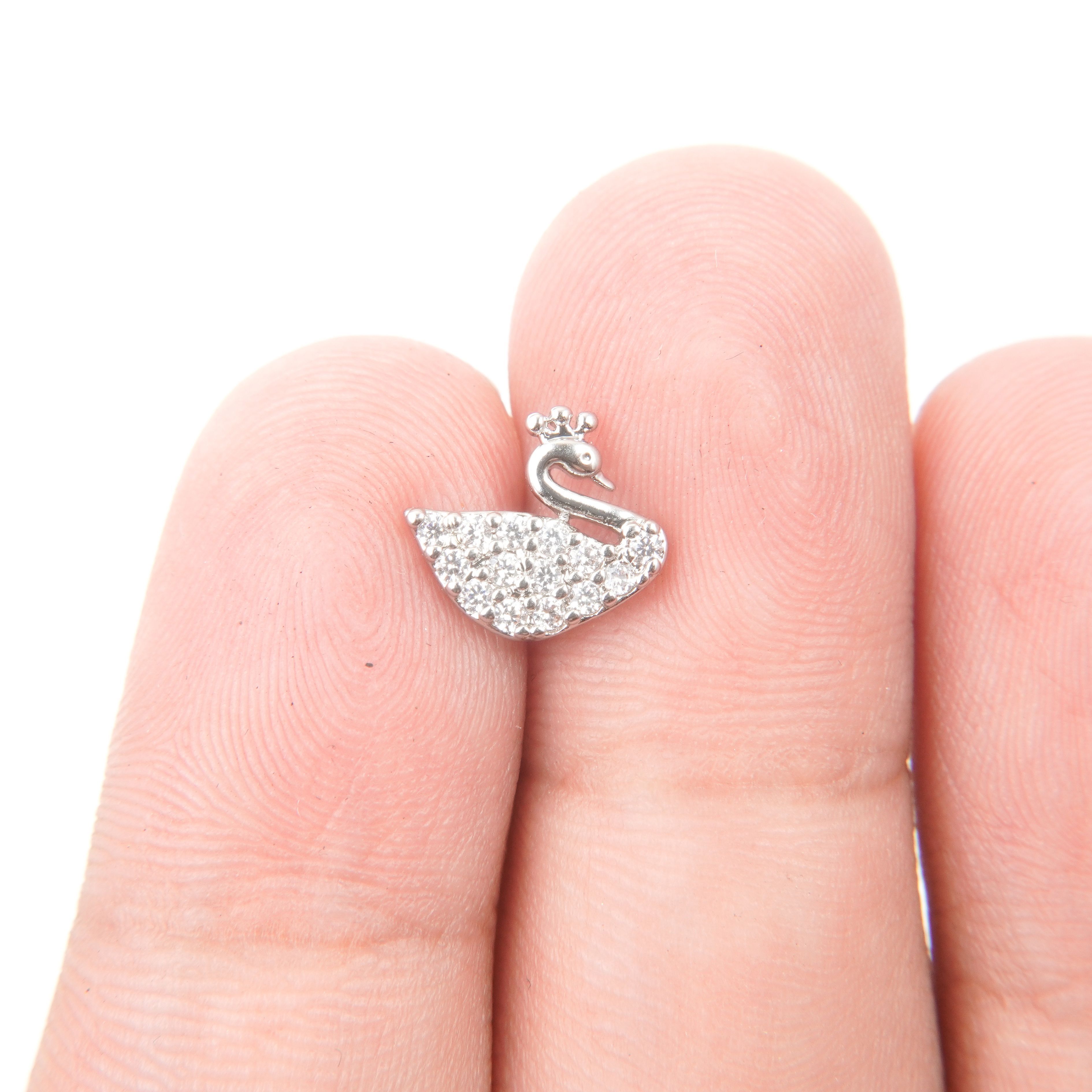 Diamond Swan - Stud