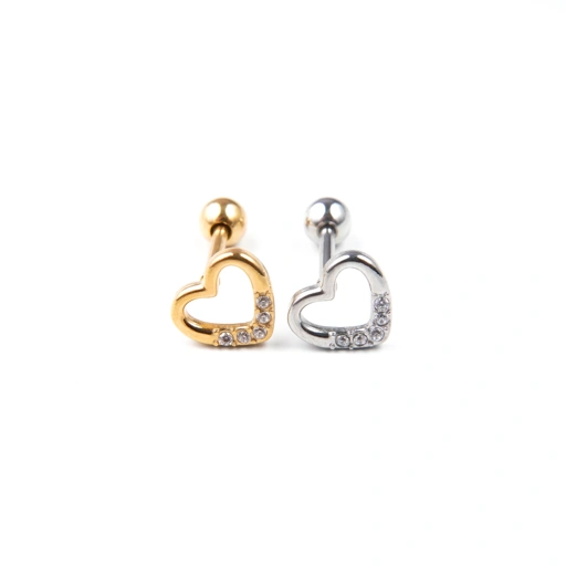 Image of Crystal Heart - Stud