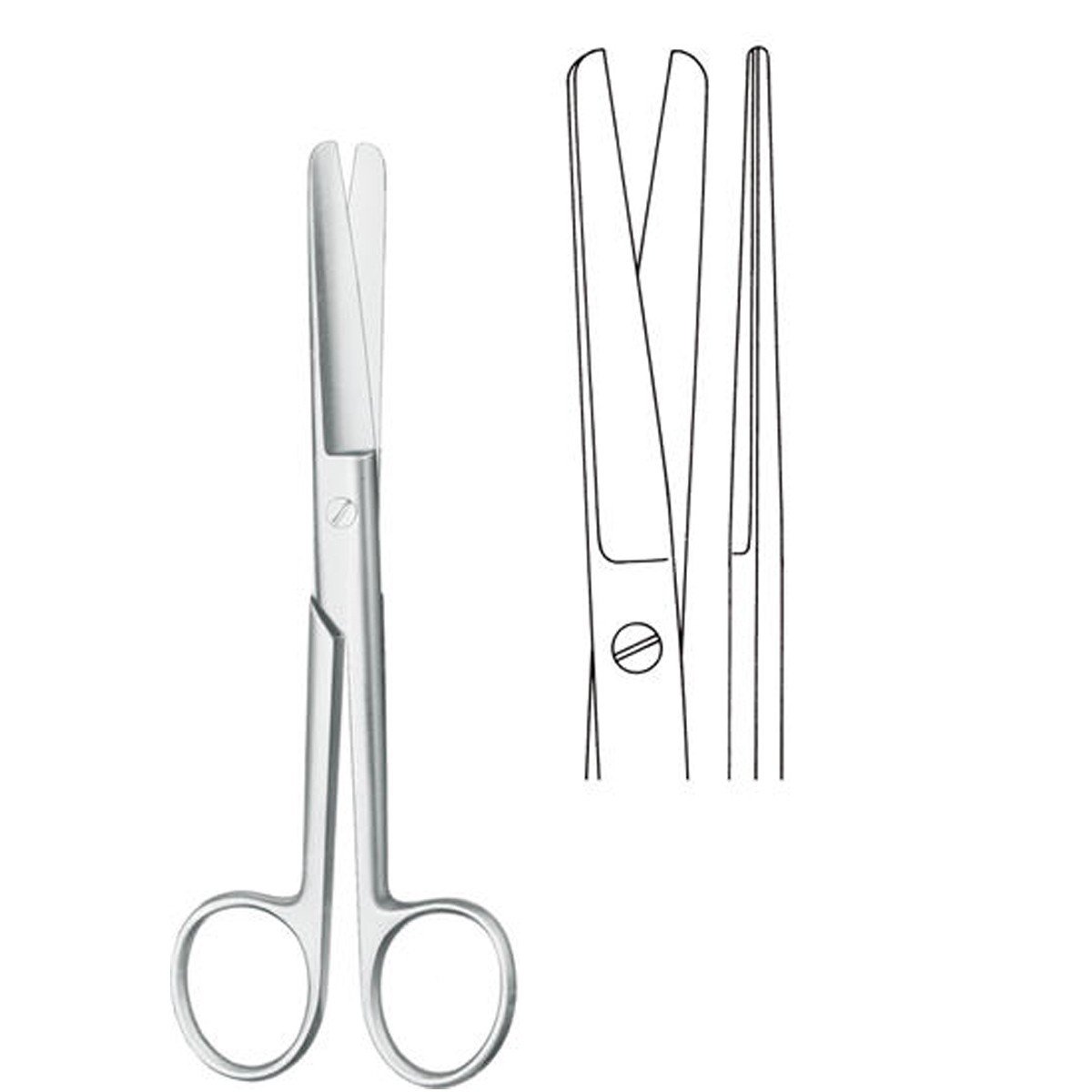 Scissors Blunt / Blunt, Straight - Tools