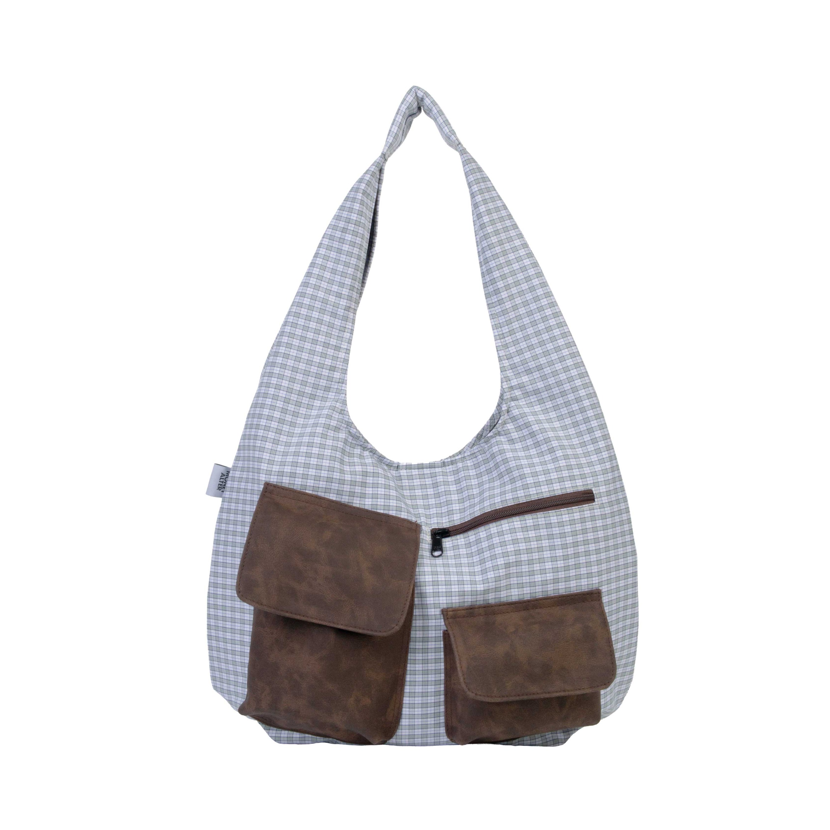 Balloon Bag Plaid