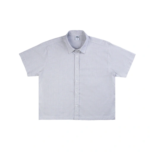 Image of Plaid Shirt White