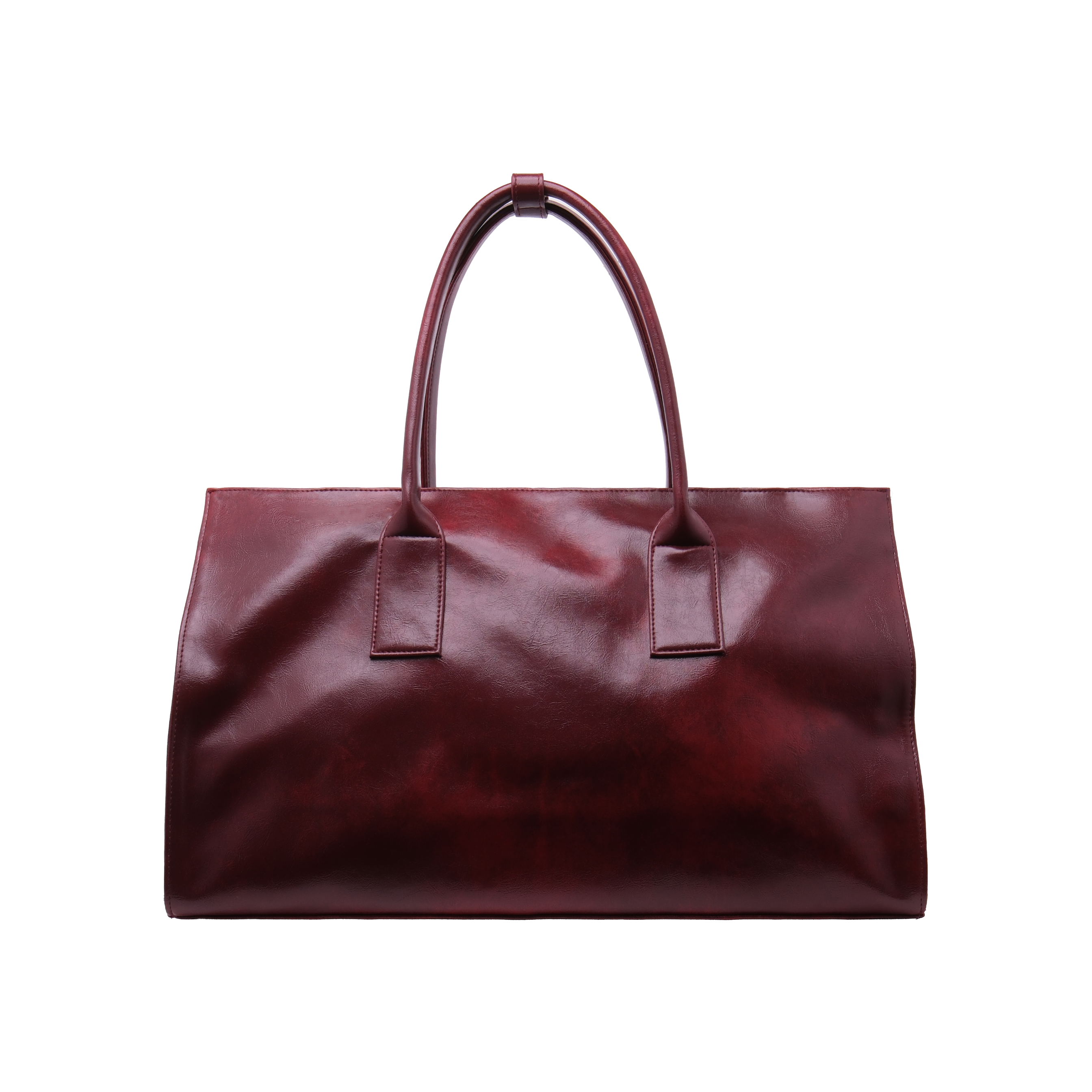 Arlo Leather Tote Bag Maroon