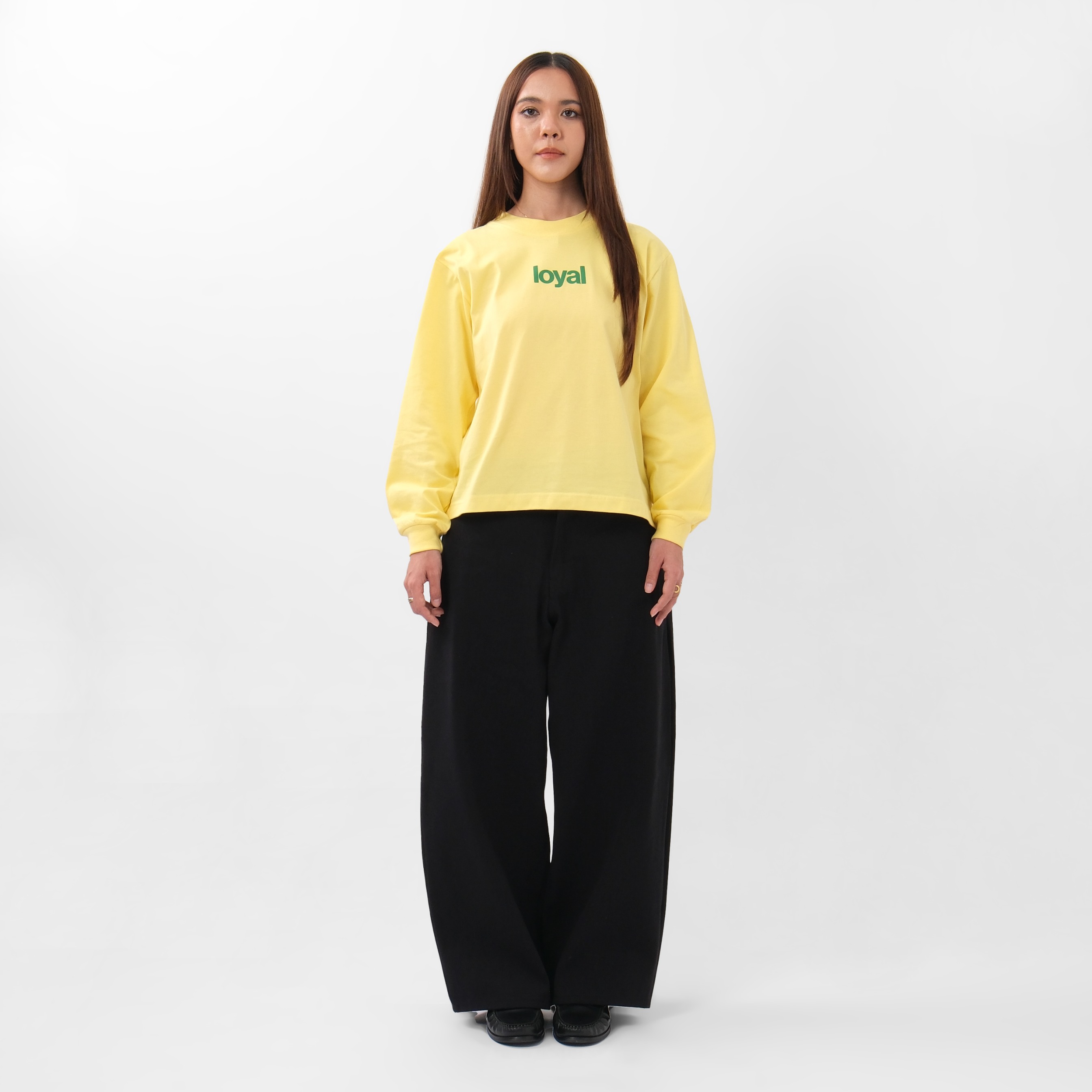 ‘Loyal’ Long Sleeve Boxy Tee