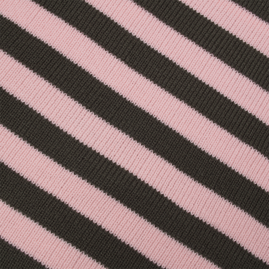 Bloom Stripes Knitwear Army Pink