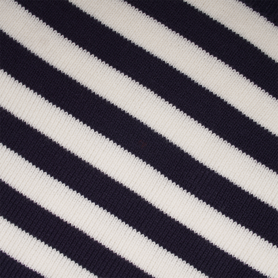 Bloom Stripes Knitwear Navy White