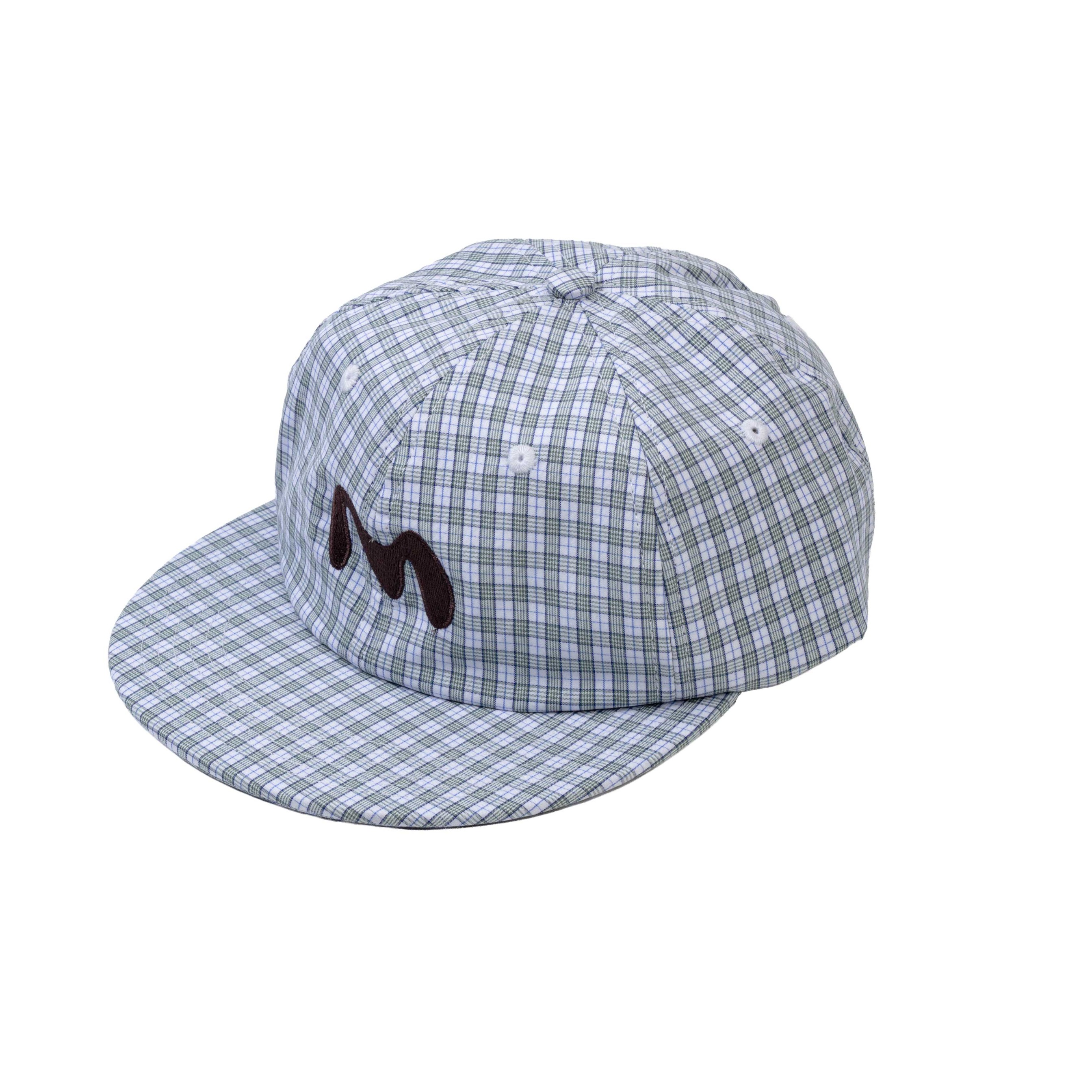 ⁠M Logo Plaid 6-Panel Cap