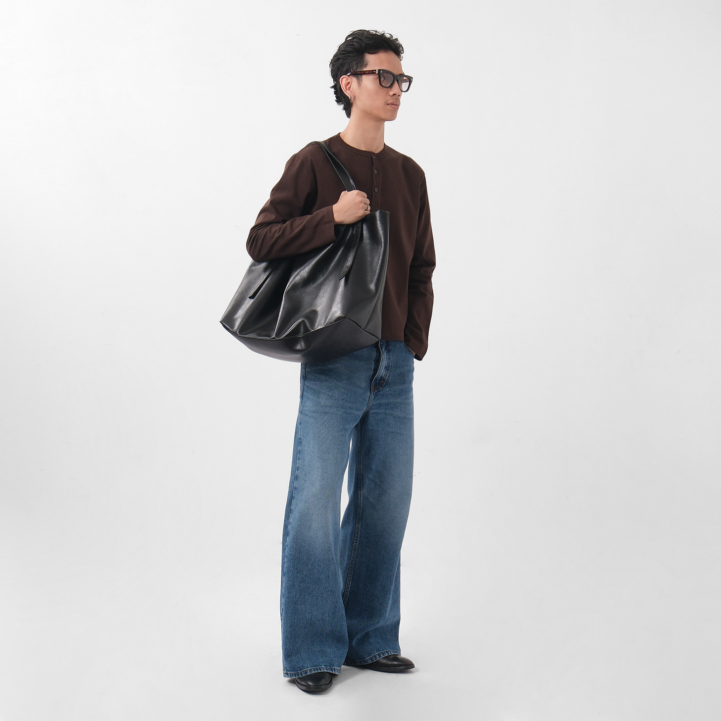Finn Leather Bag Black