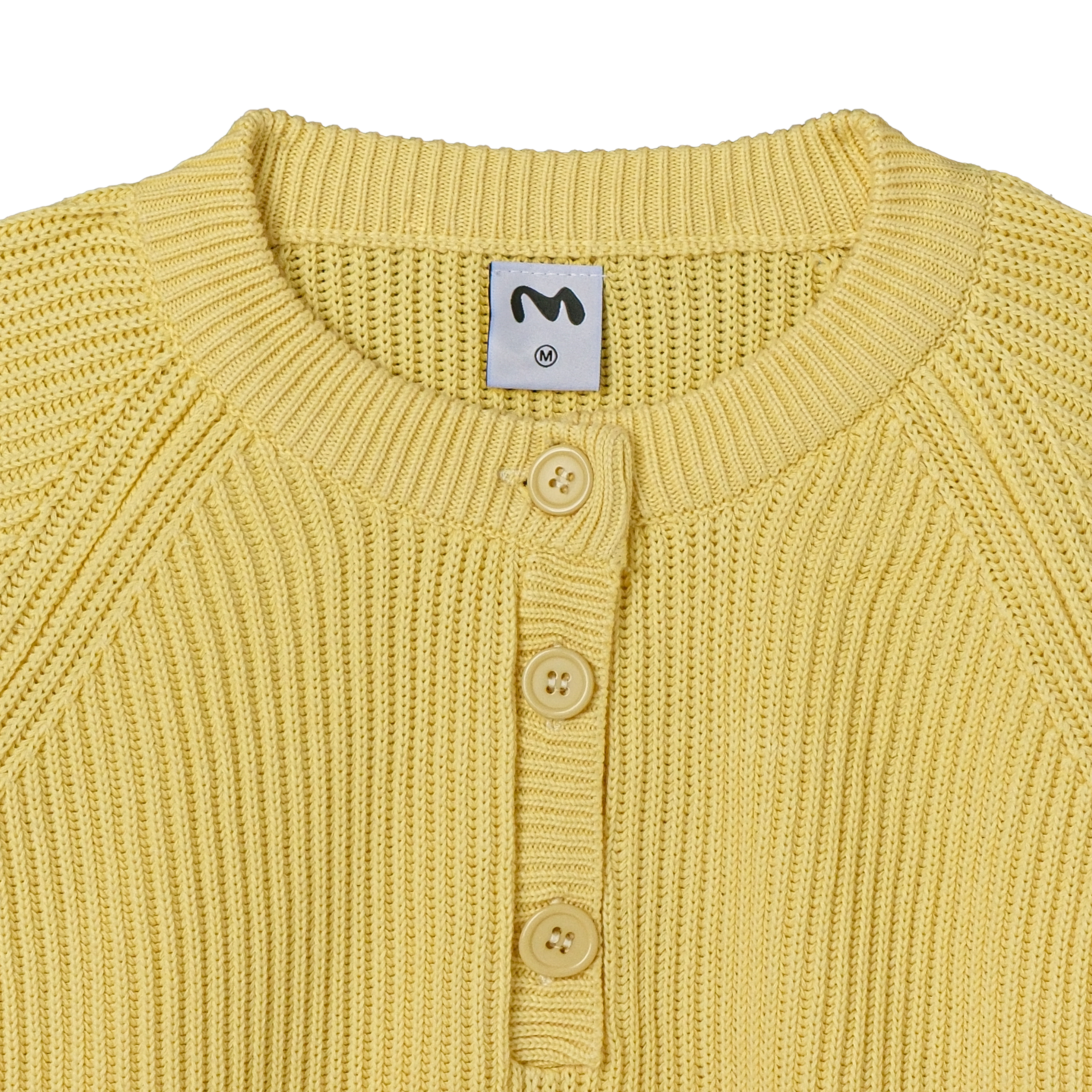 Henley Knit Butter Yellow