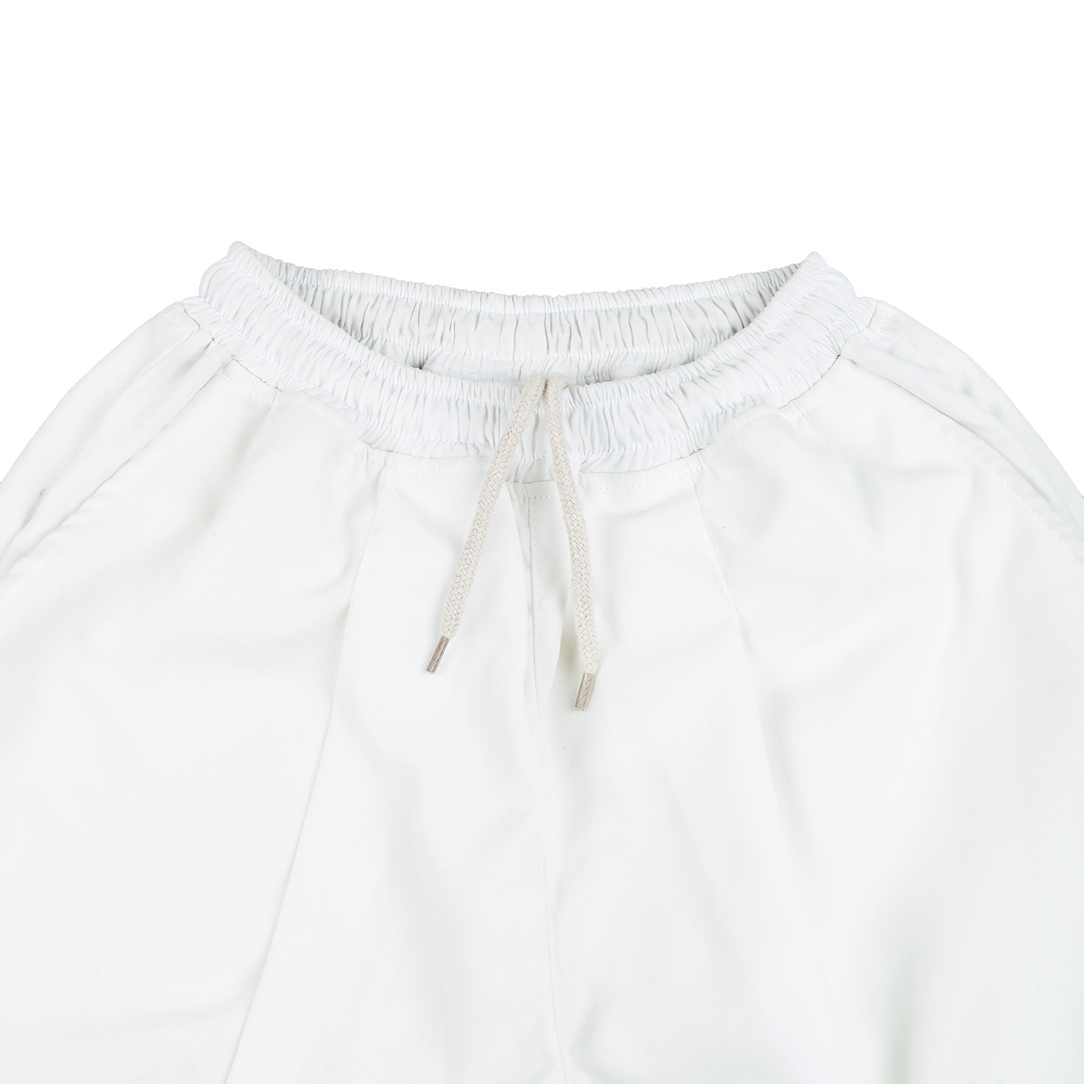 Baggy Canvas Trousers Broken White