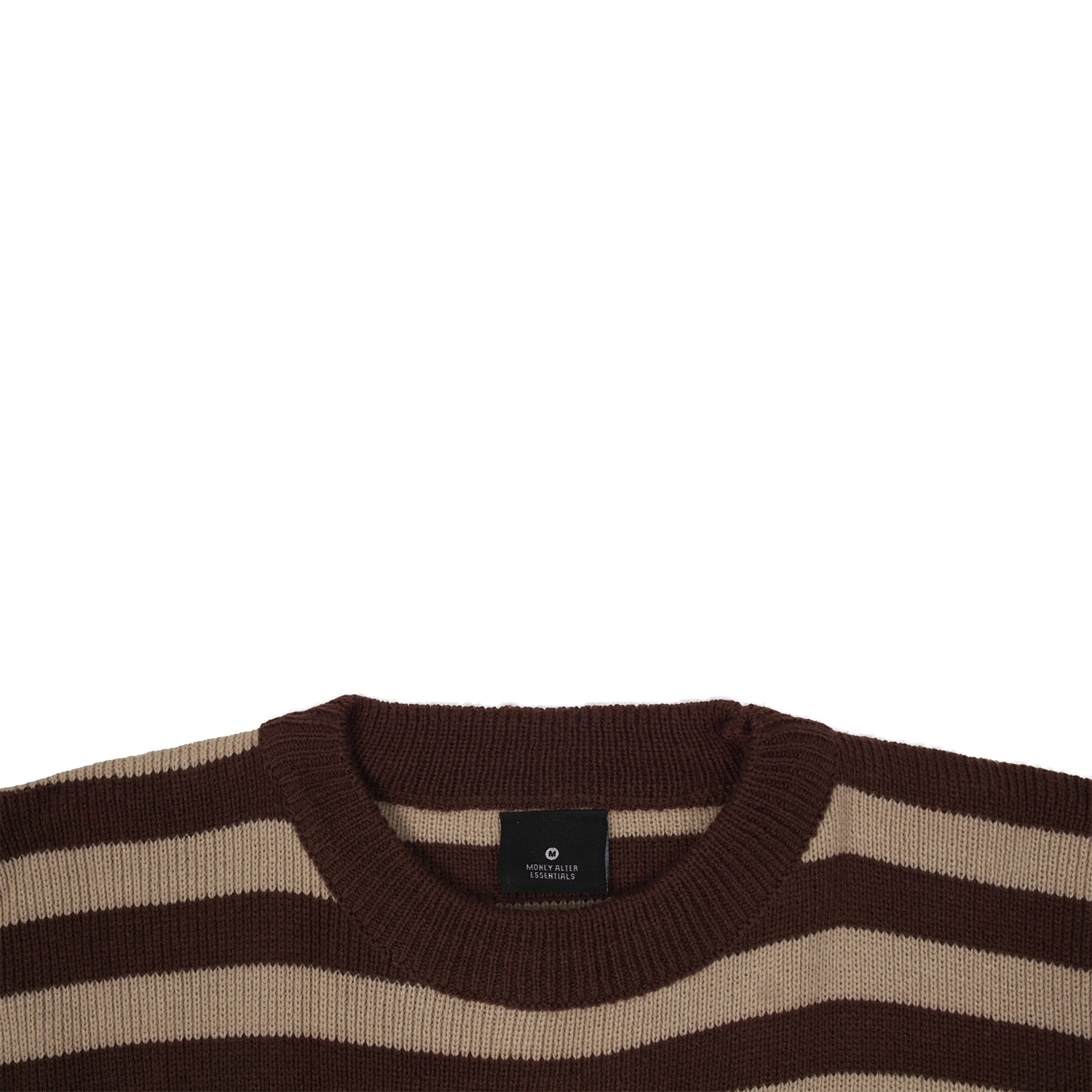 Bloom Stripes Knitwear Choco Cream