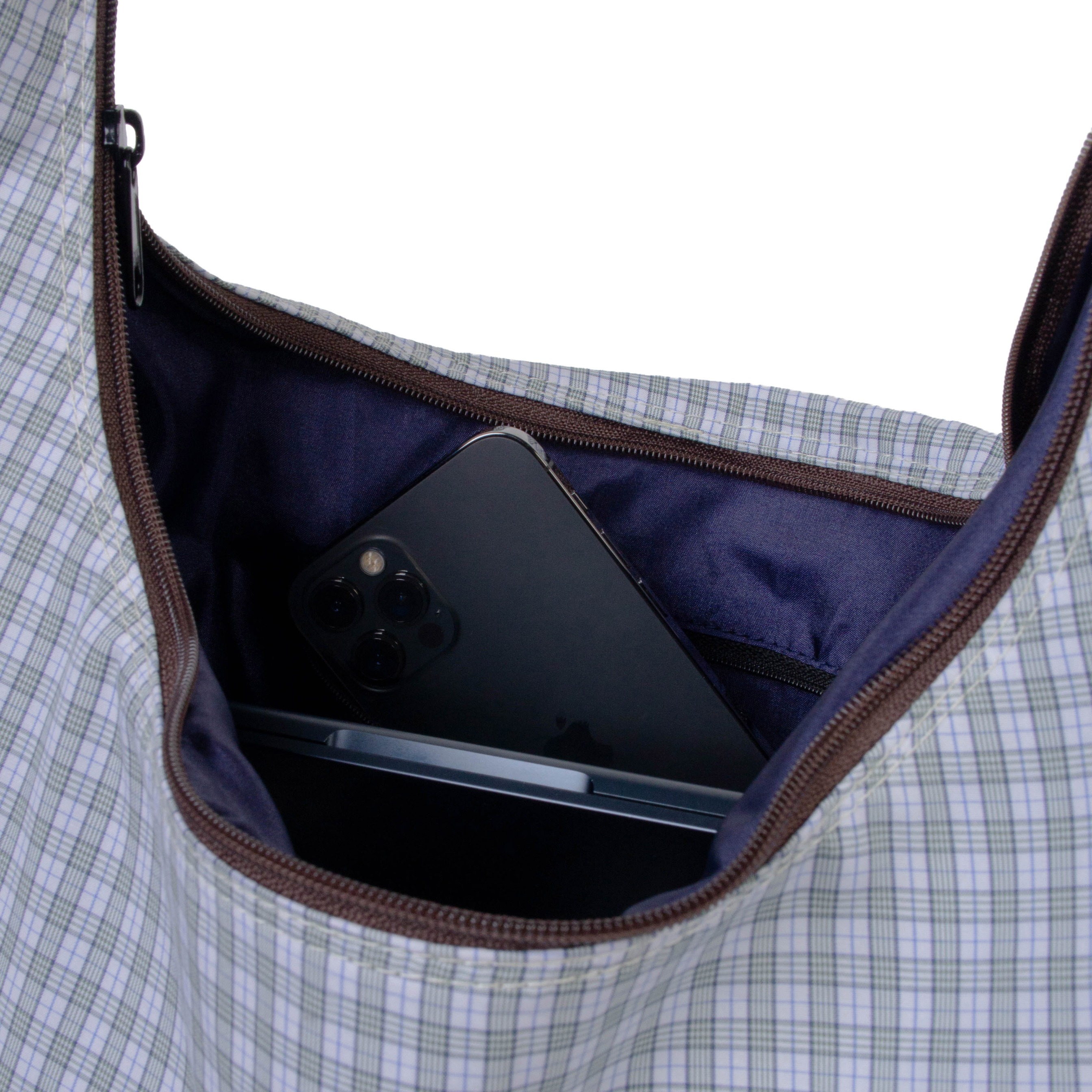 Plaid Sling Bag