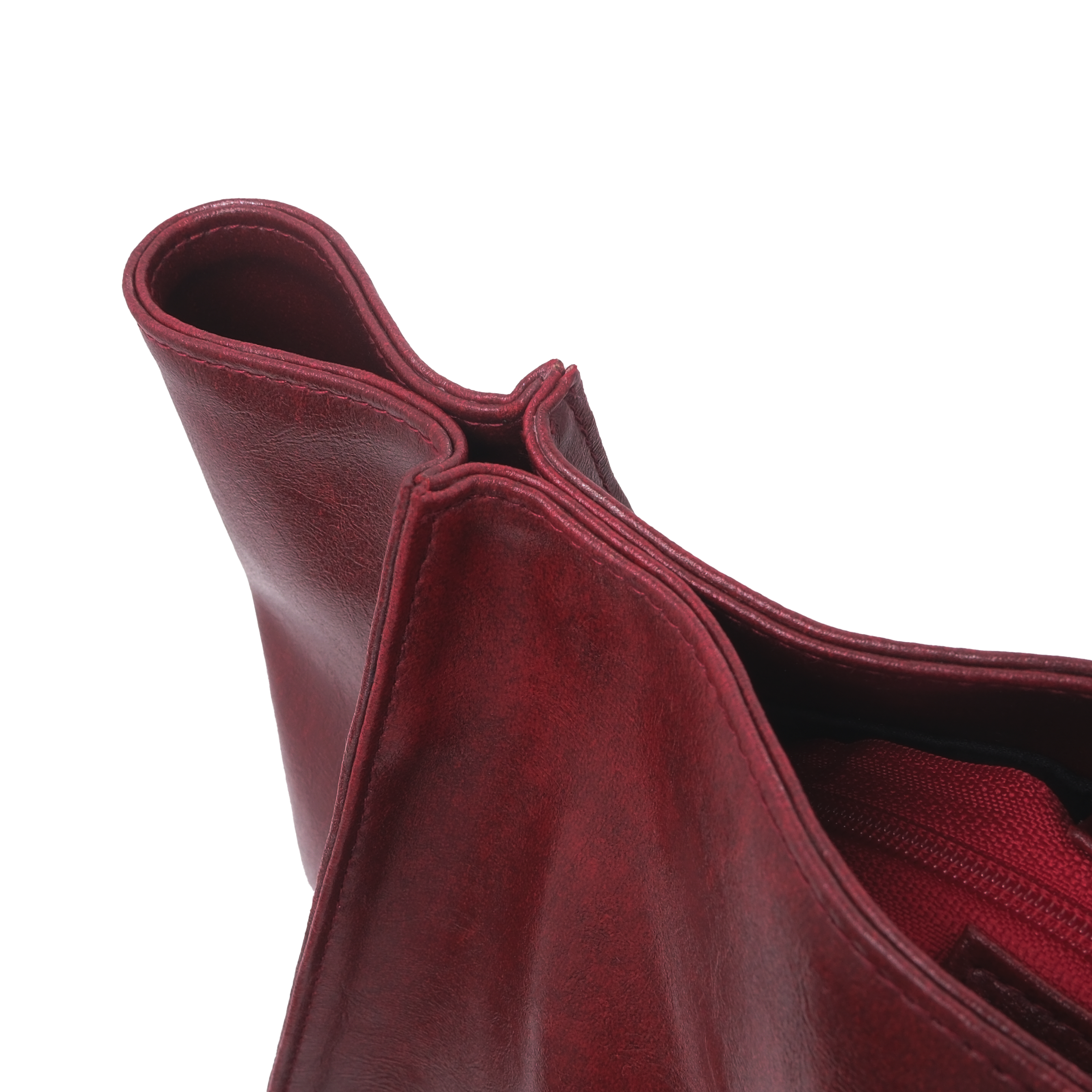 Arlo Leather Tote Bag Maroon