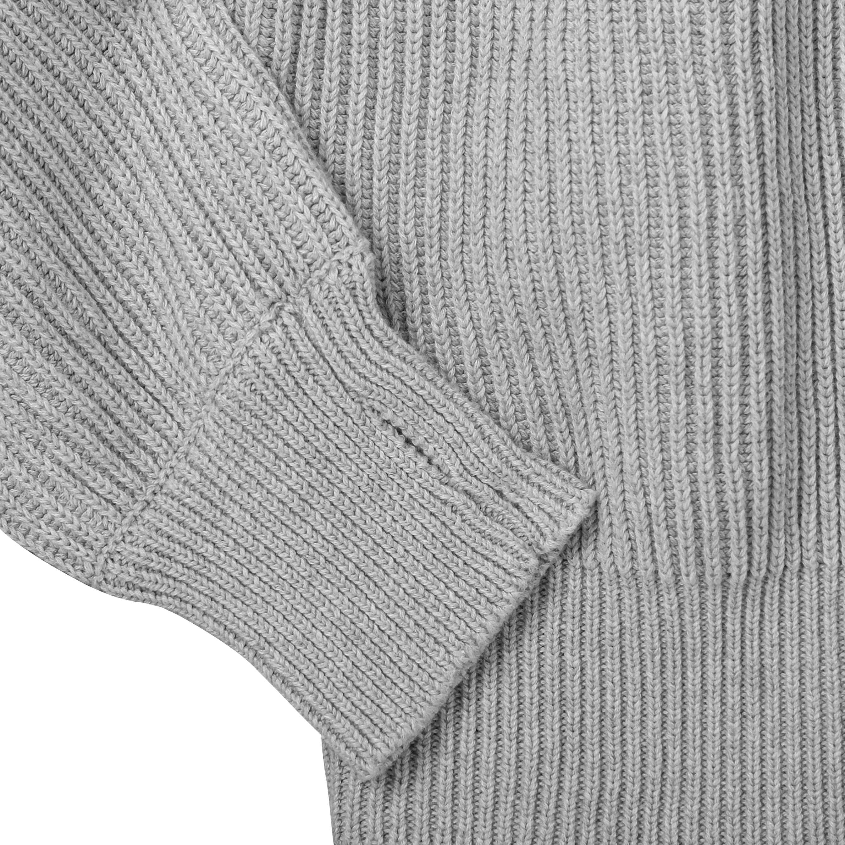 Henley Knit Light Grey