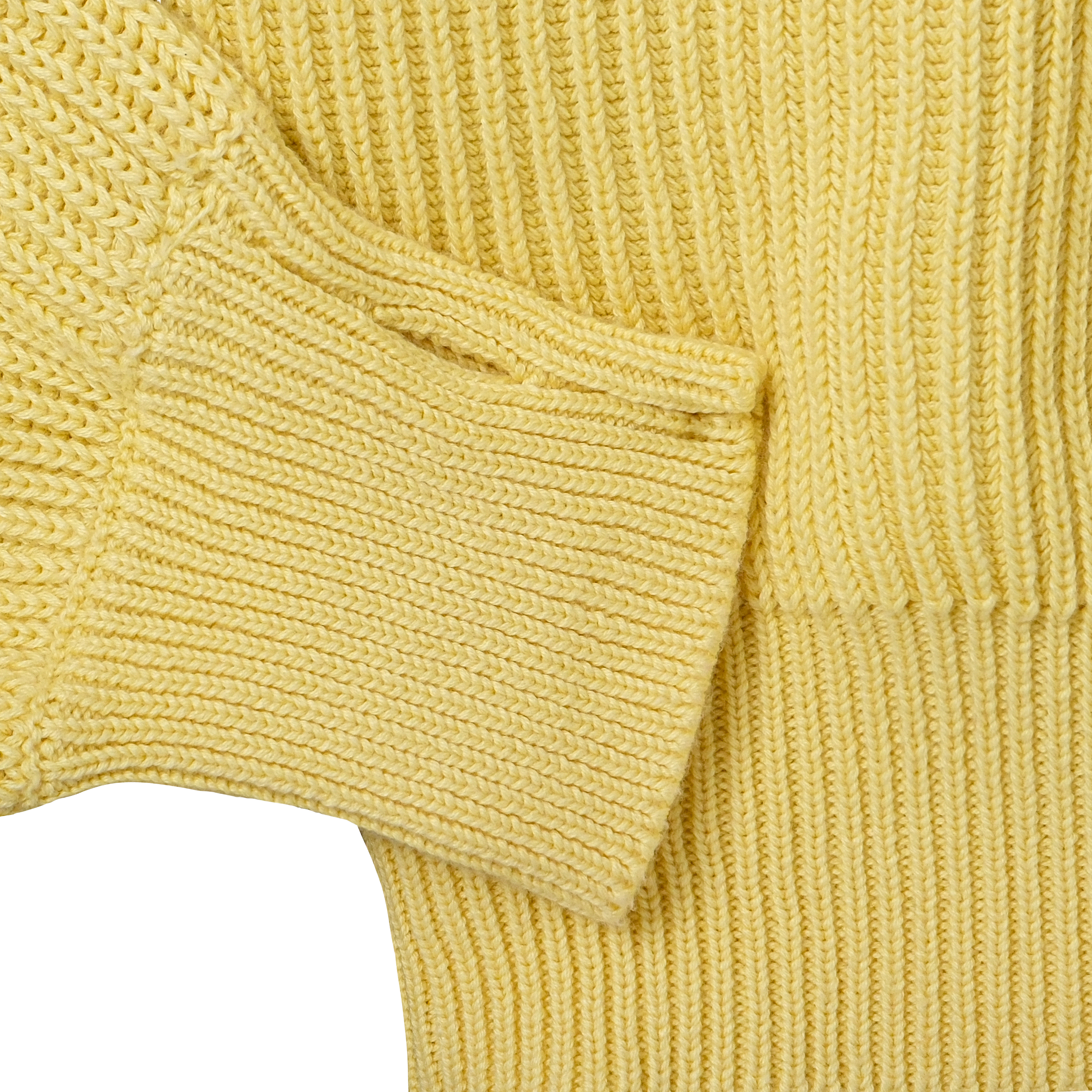 Henley Knit Butter Yellow