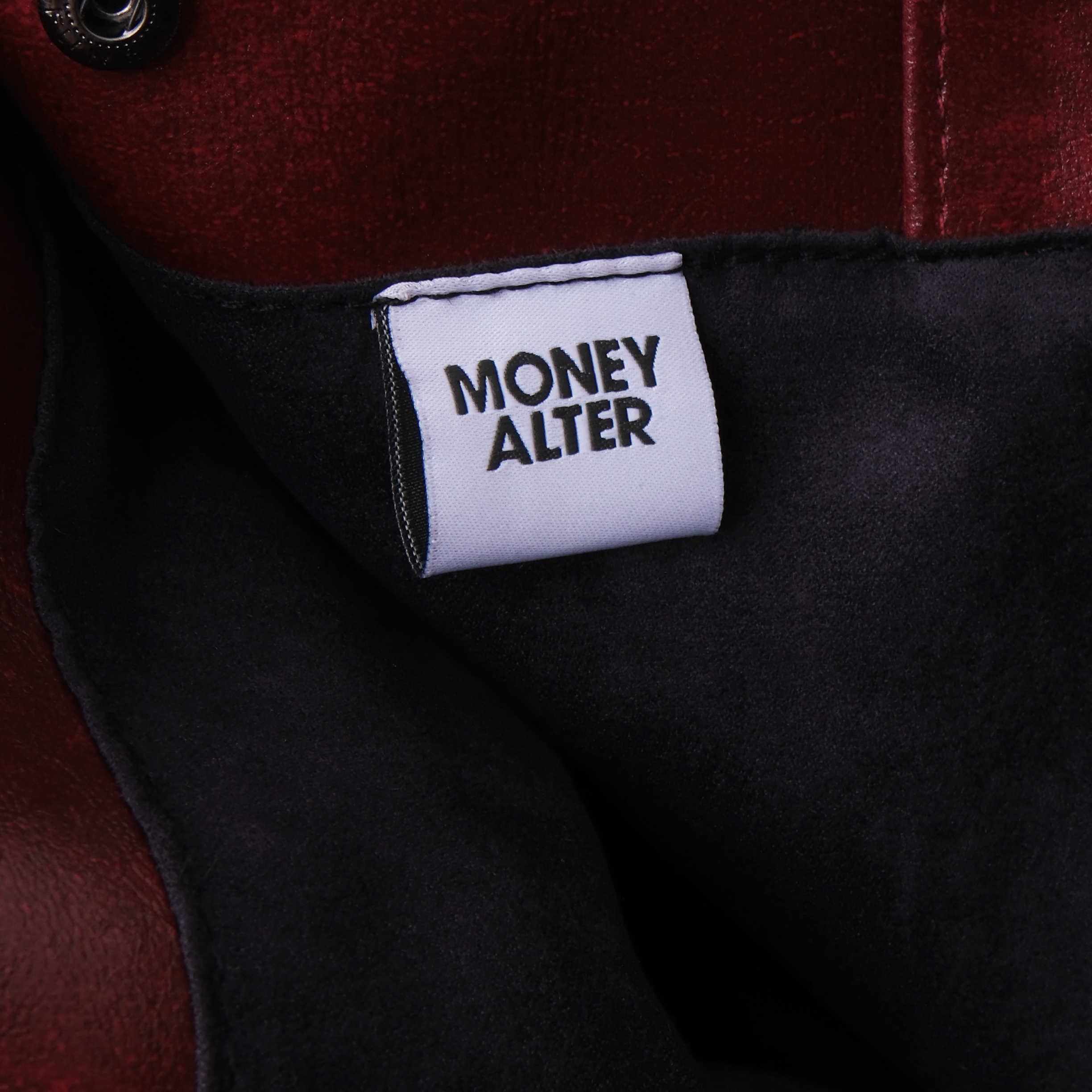 Arlo Leather Tote Bag Maroon