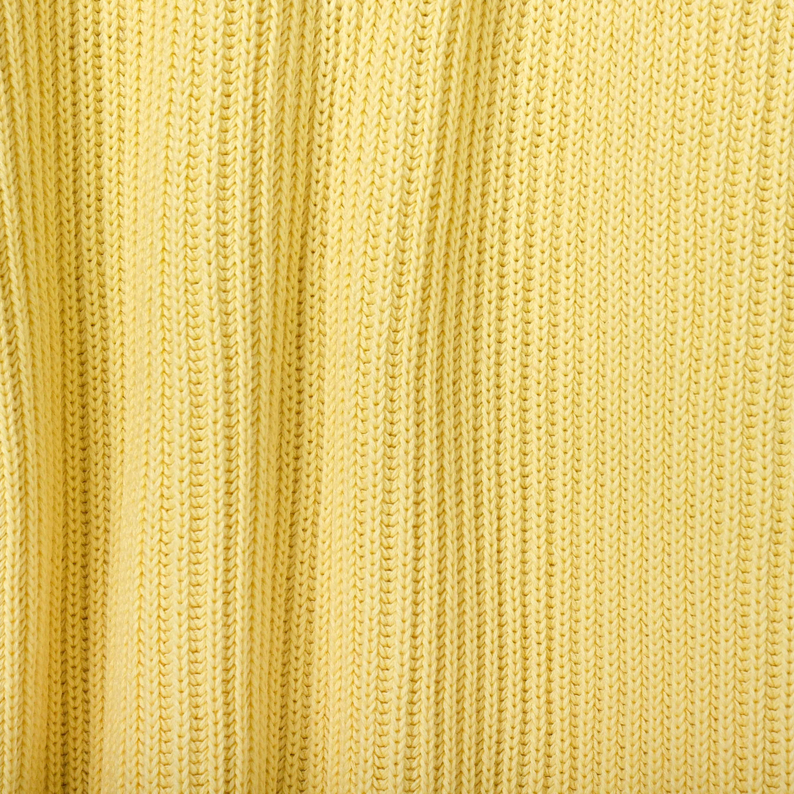 Henley Knit Butter Yellow