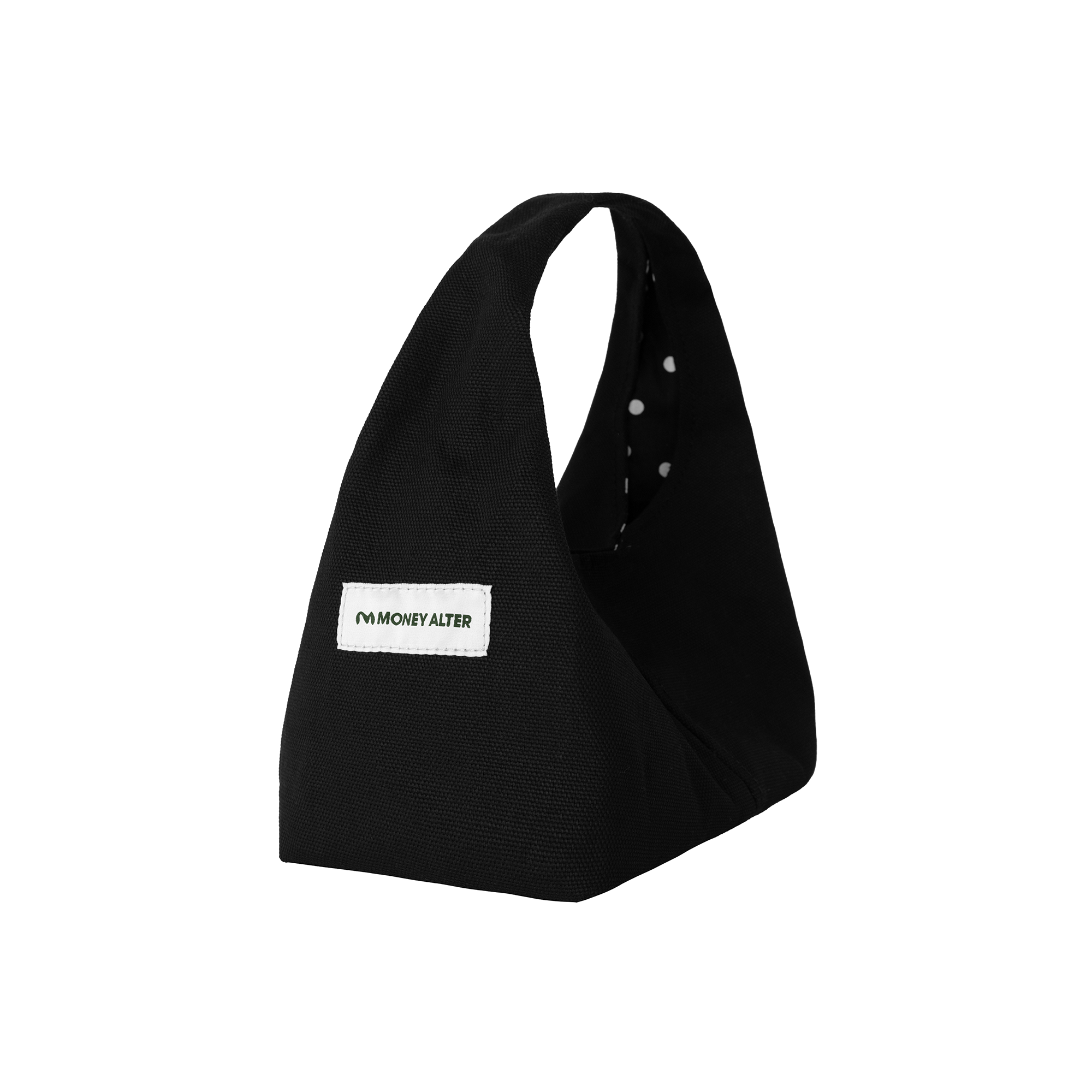 Canvas Mini Hand Bag Black