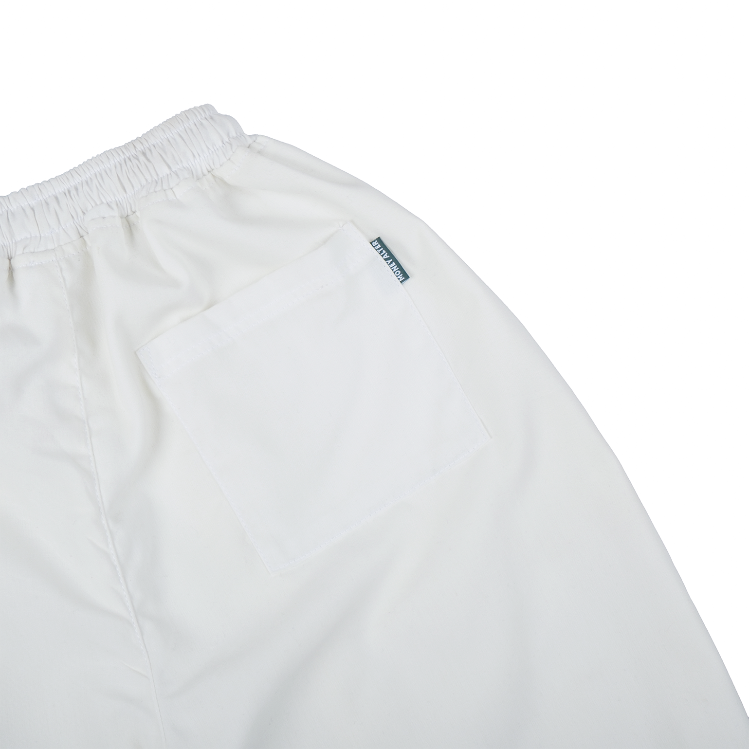 Baggy Canvas Trousers Broken White