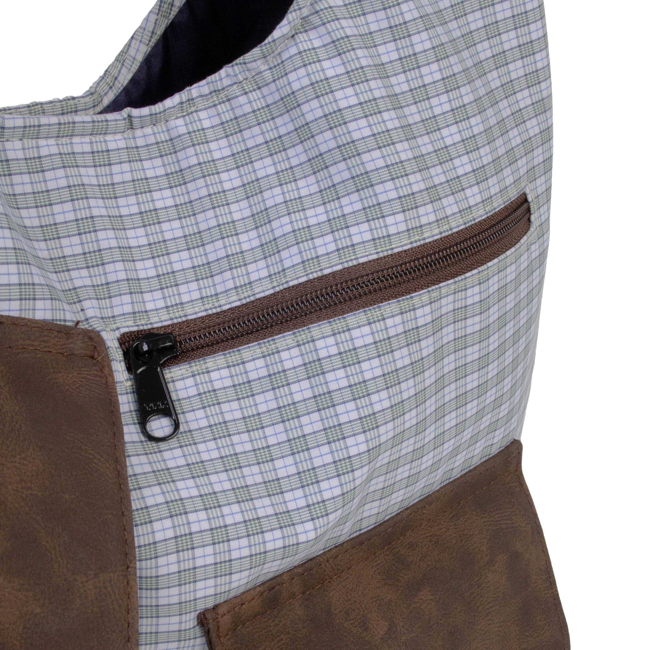 Balloon Bag Plaid