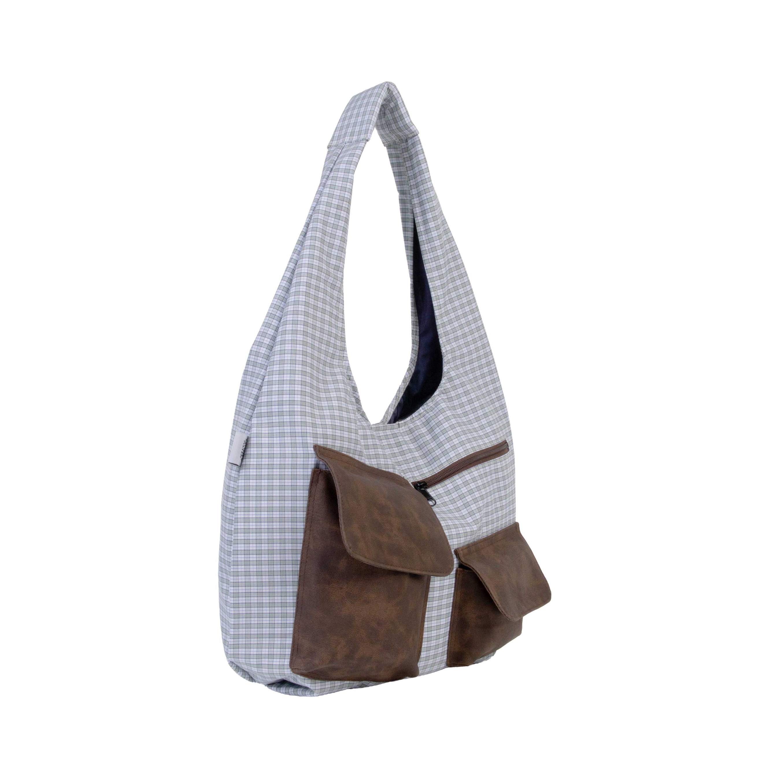 Balloon Bag Plaid