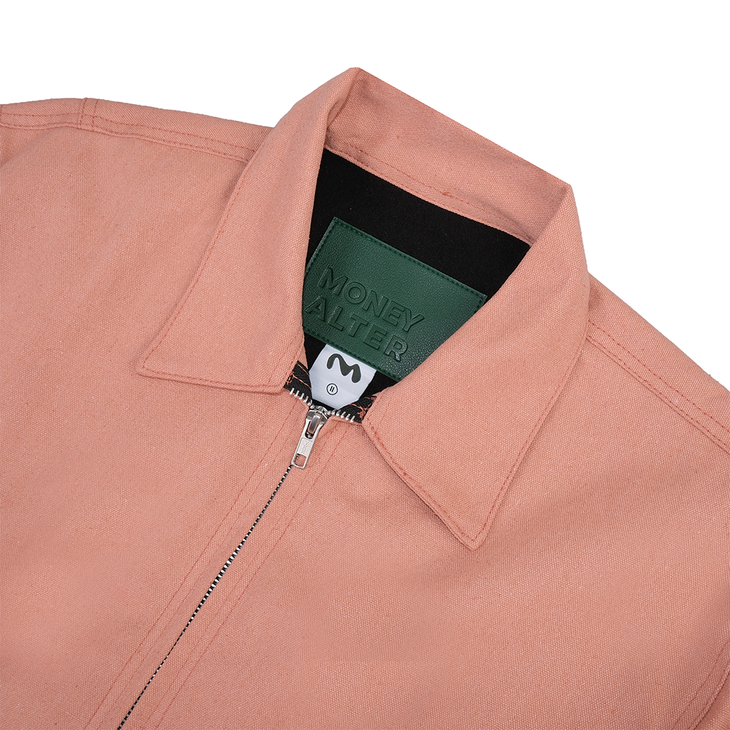 Work Jacket Faded Baby Pink