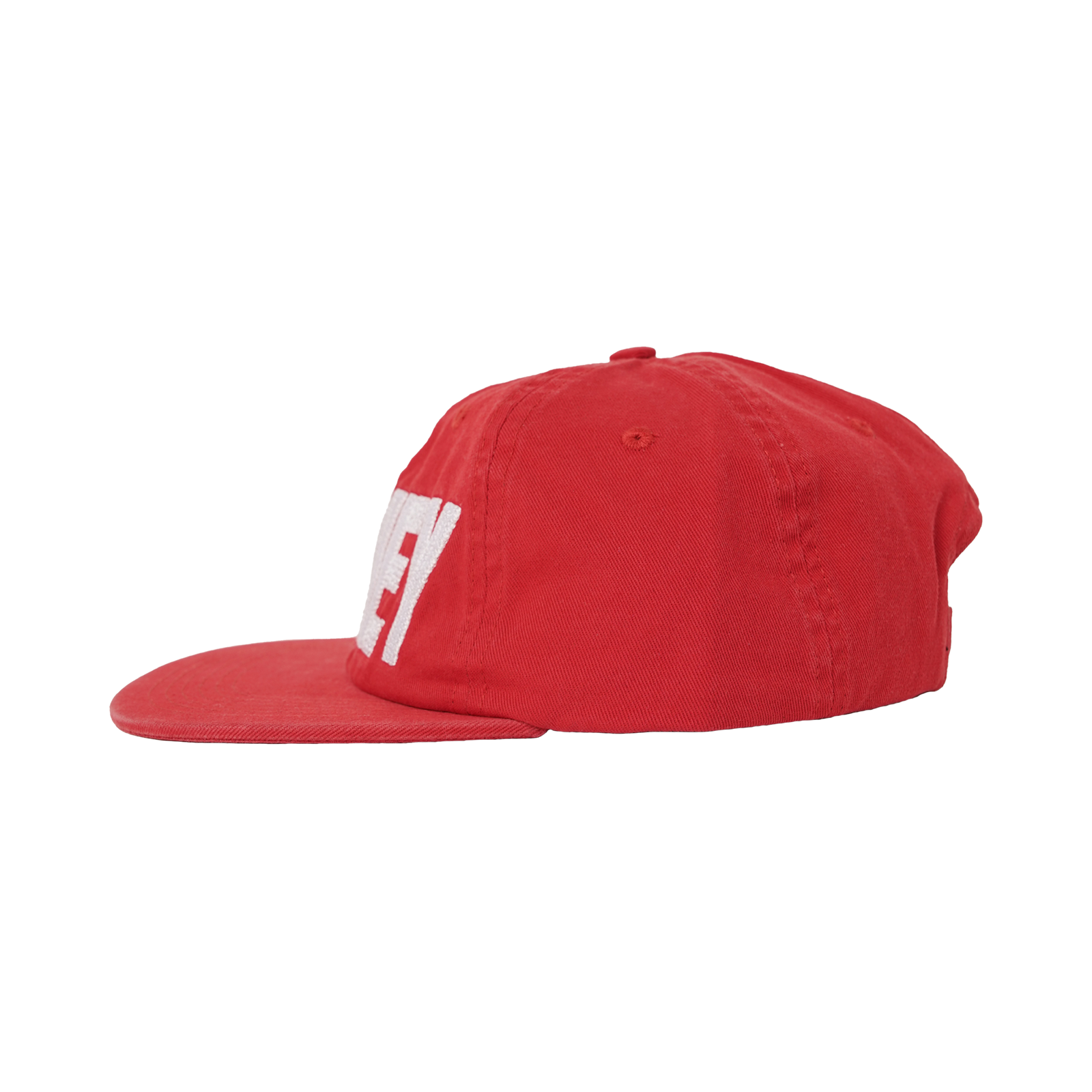 'Money' Red Wash 6-Panel Cap