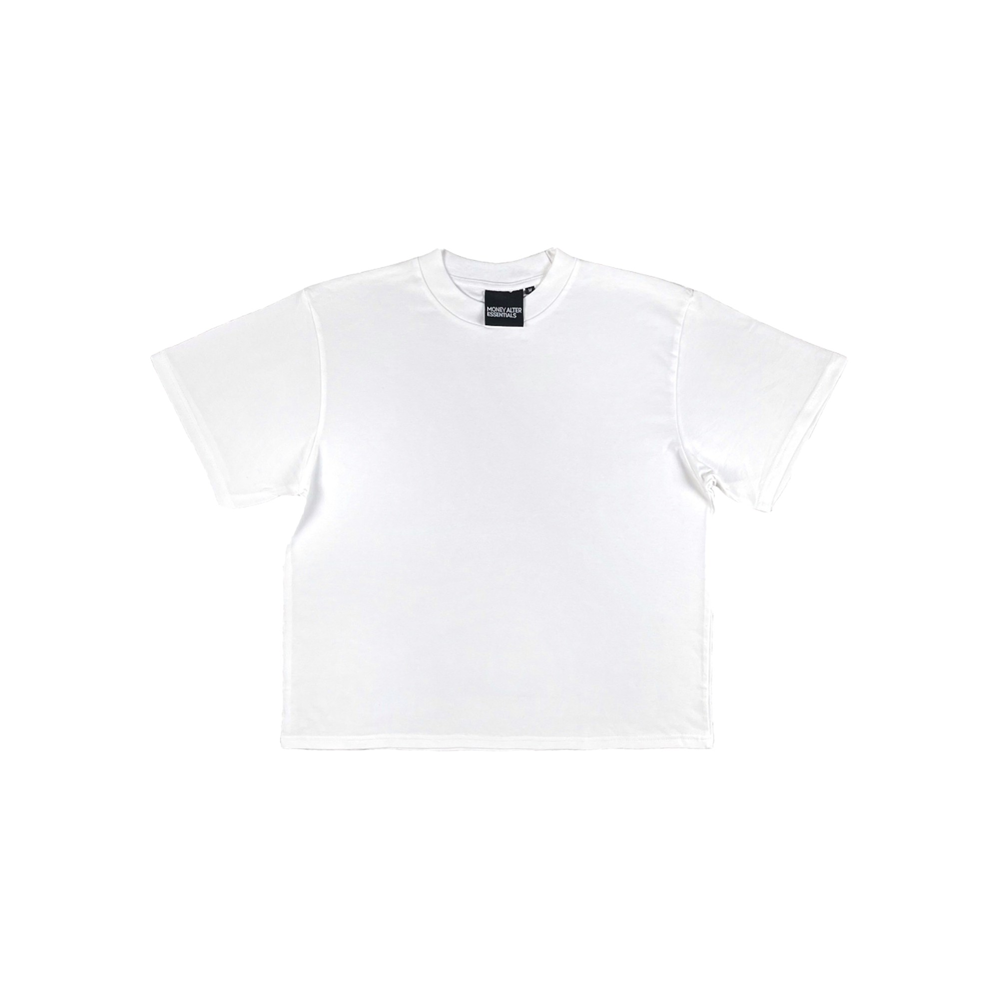 Crop Boxy Tee - White