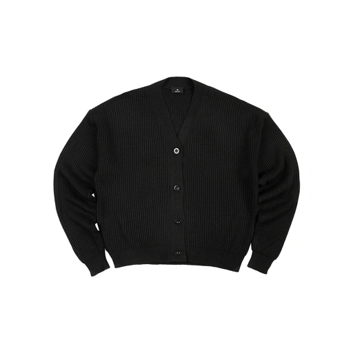 Image of Ease Knit Cardigan - Black