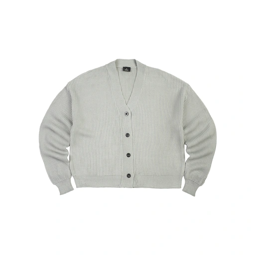 Image of Ease Knit Cardigan - Light Grey 