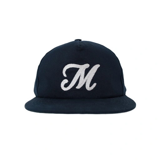 Image of M Initial Snapback Navy 