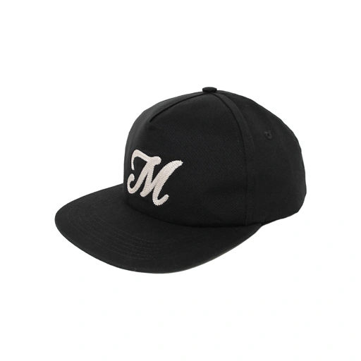 Image of M Initial Snapback Black 