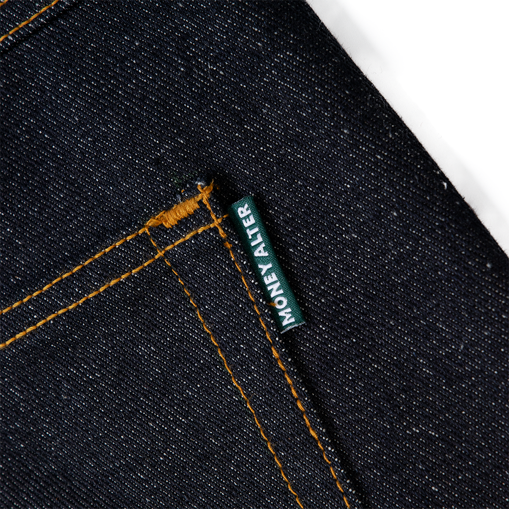 ‘Forma’ Wide Raw Denim Pants