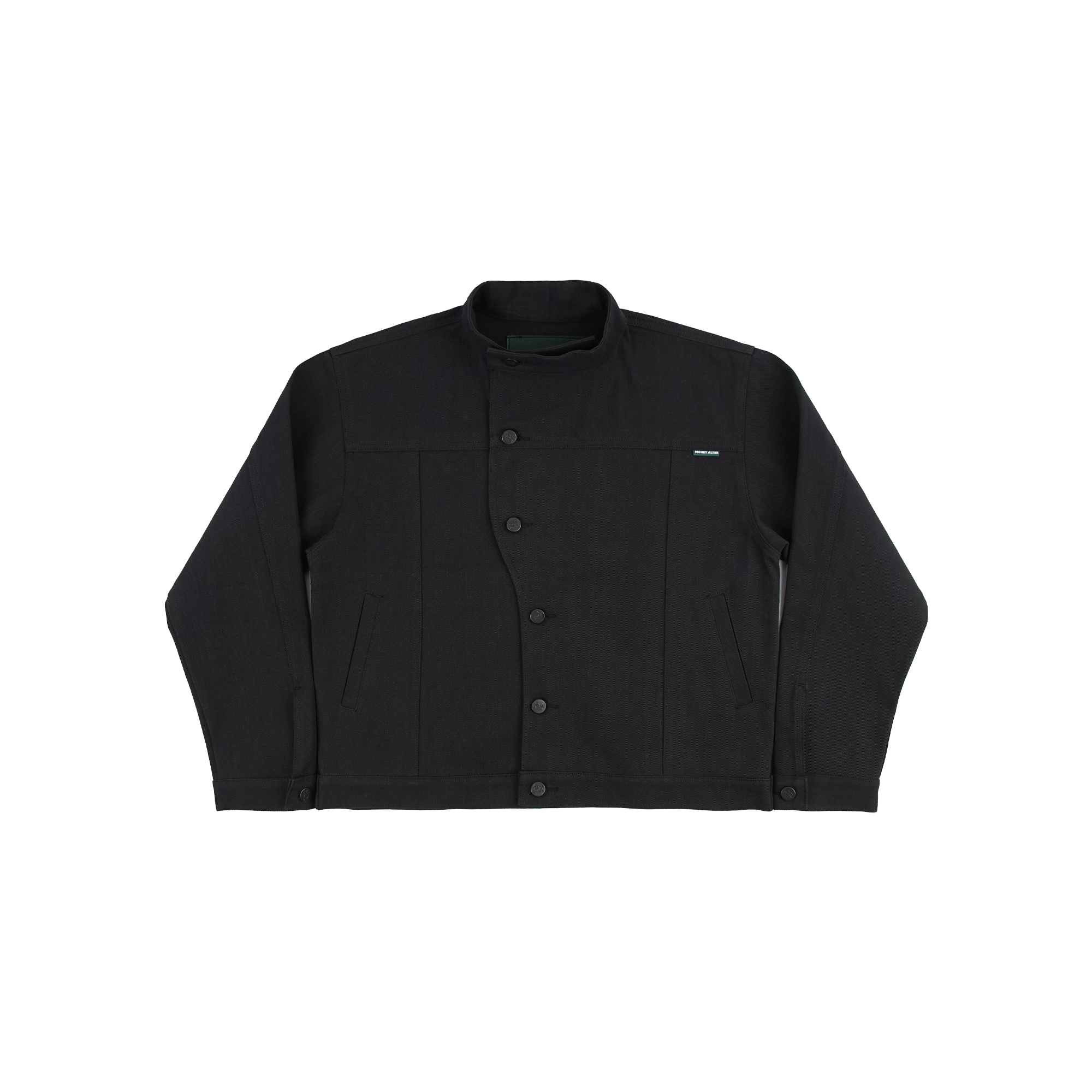 Bikers Denim Jacket - Black