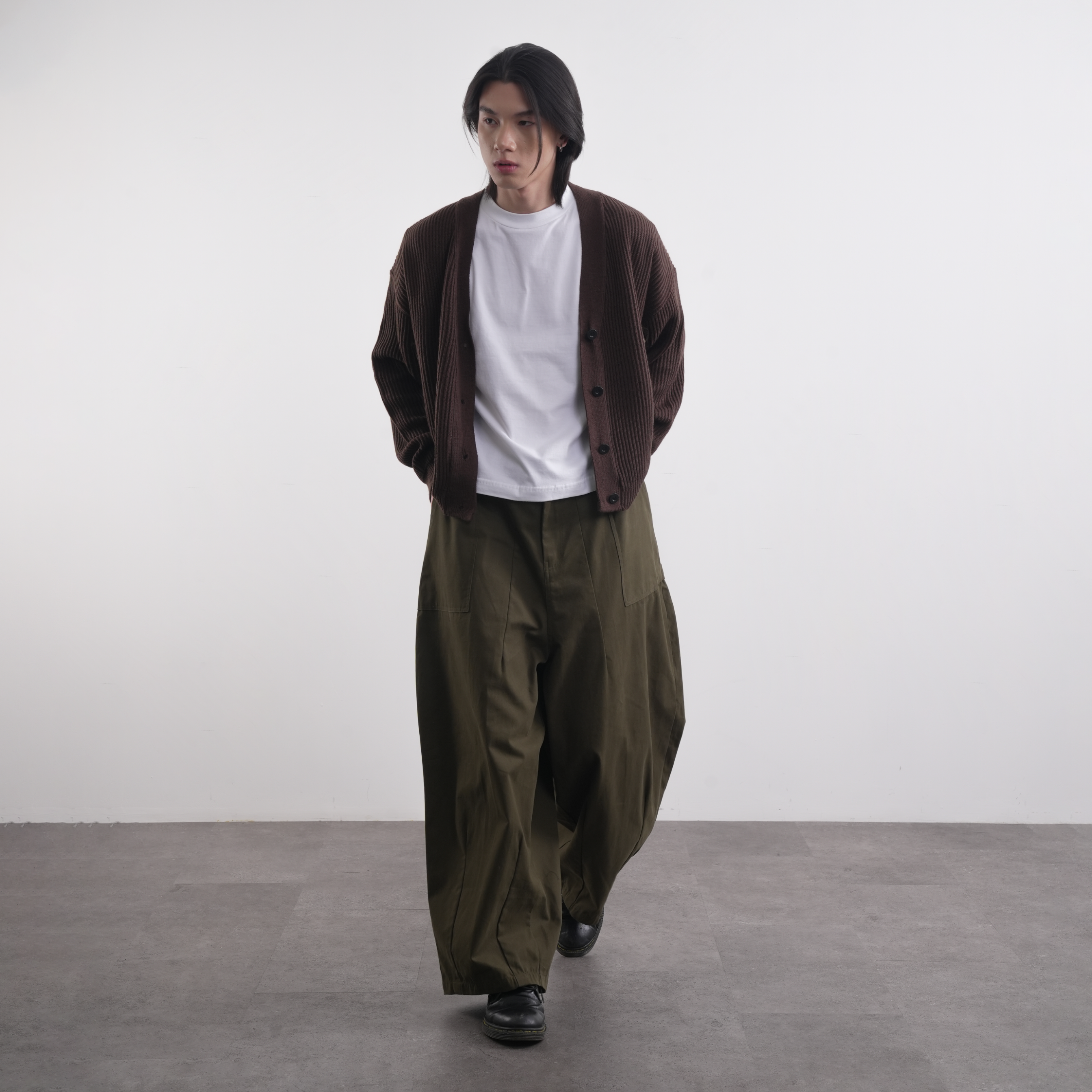 Balloon Fatigue Pants - Olive