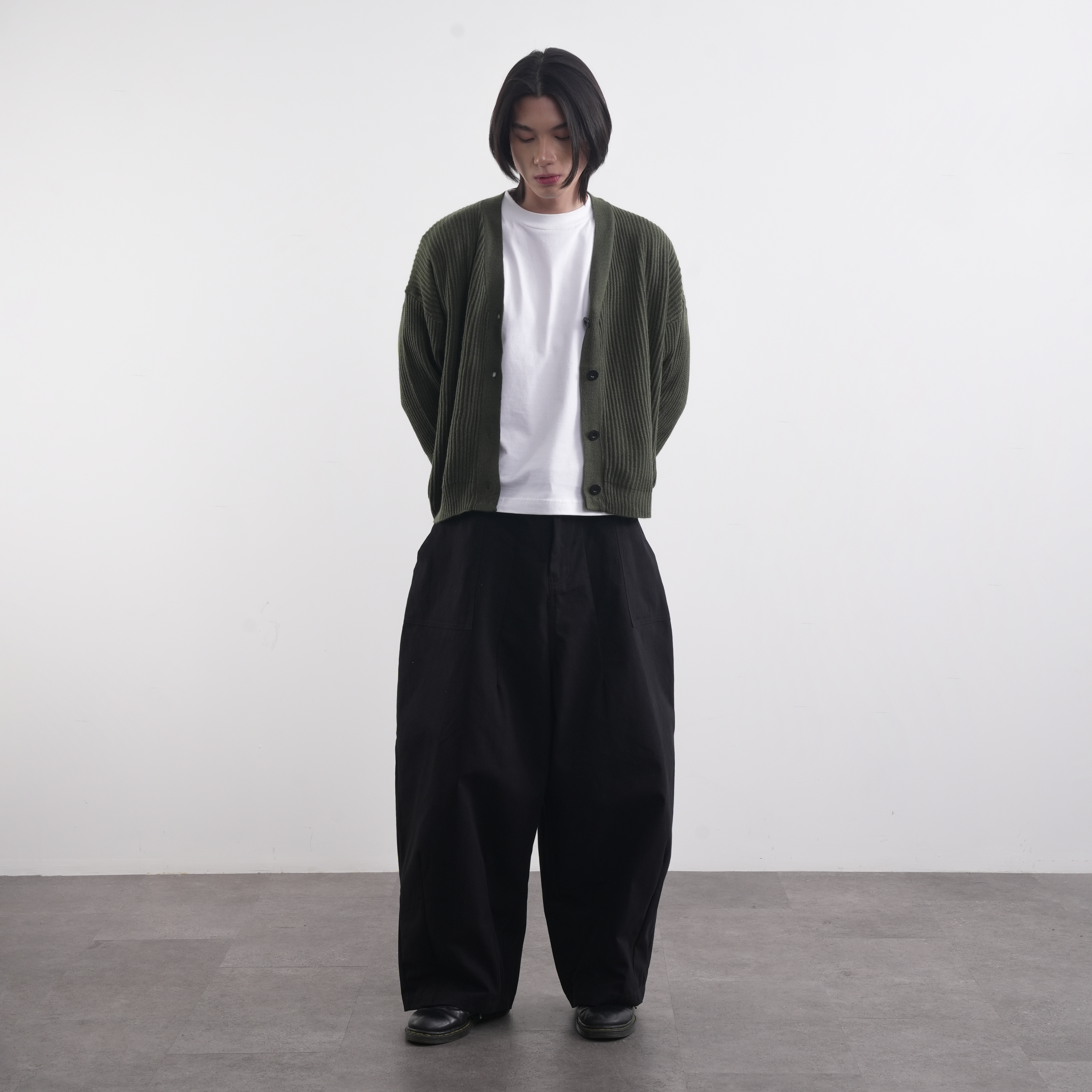 Balloon Fatigue Pants - Black