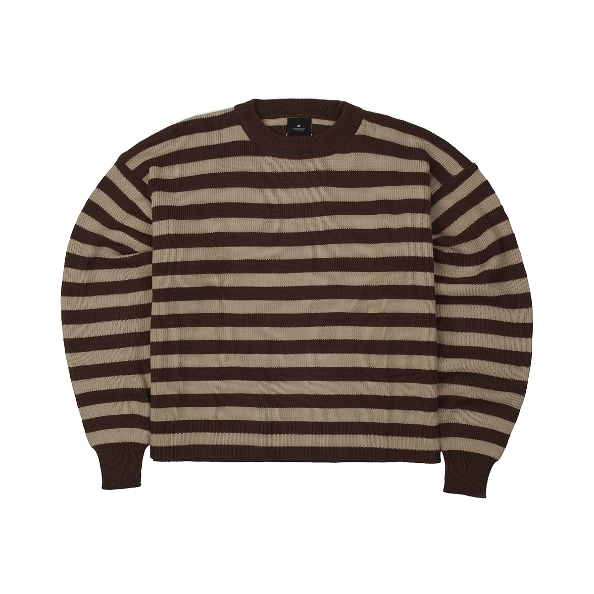 Bloom Stripes Knitwear Choco Cream